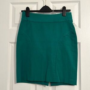 Banana Republic Factory Teal Pencil Skirt